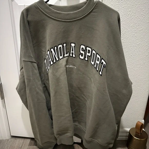 Adanola Sport Women's Olive Green Sweatshirt - Picture 5 of 7